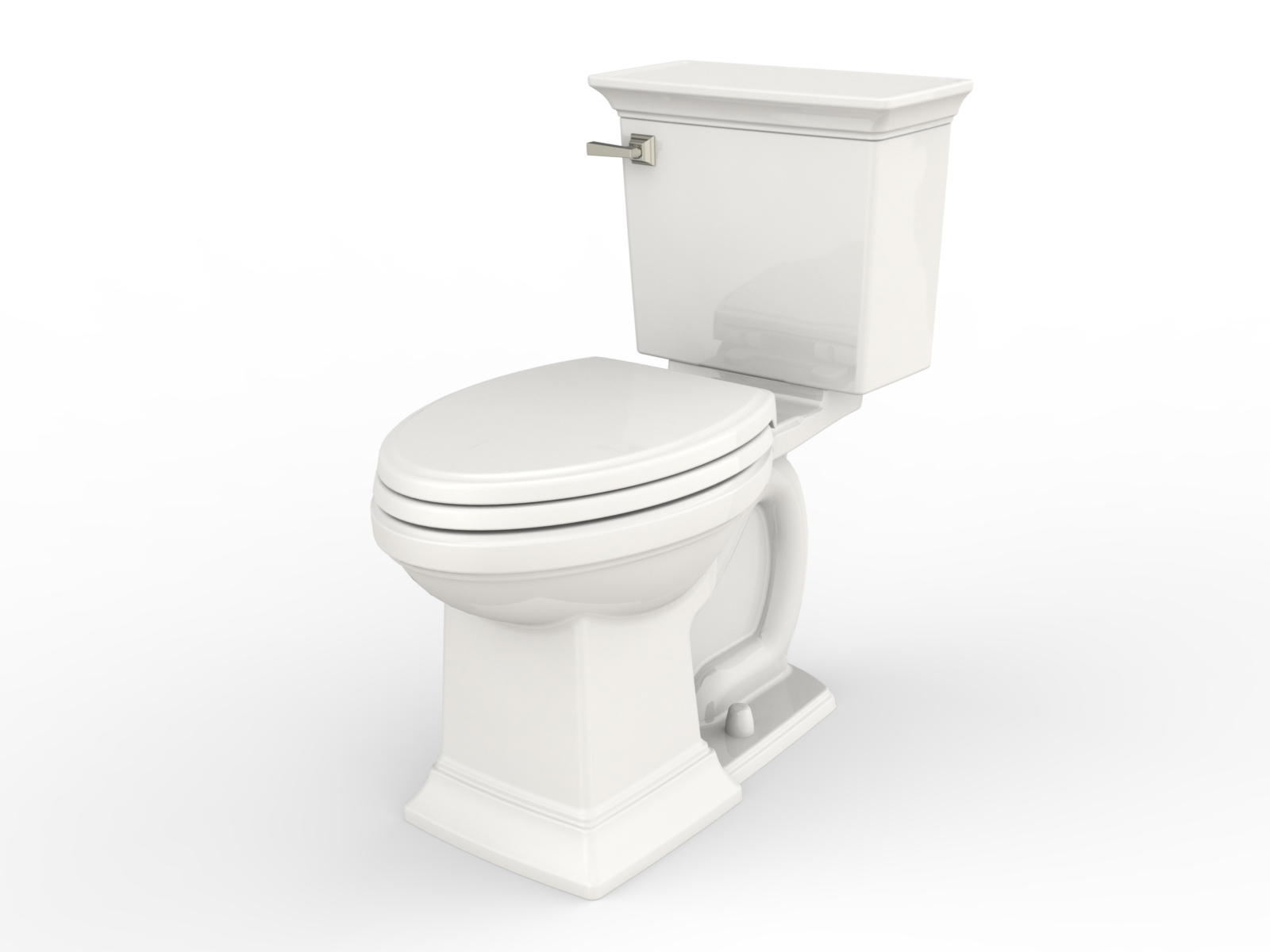 Town Square® S Two-Piece 1.28 gpf/4.8 Lpf Chair Height Elongated Toilet Less Seat